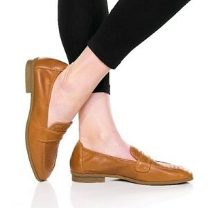 CLARKS NEW Lirycal Way Leather Loafers - Tan Sz 9 (EUR 40)